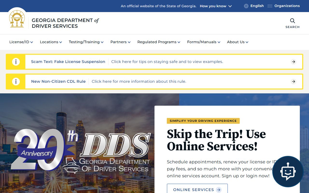 Georgia Department of Driver Services